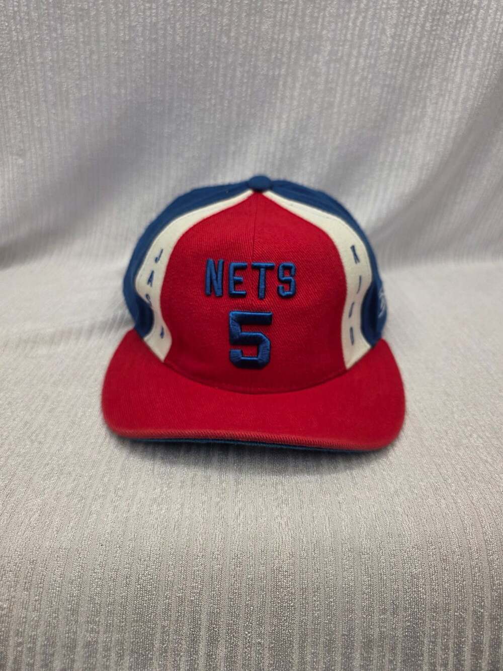 Vintage New Jersey Nets Jason Kidd Reebok Hardwood Classics Fitted Cap
